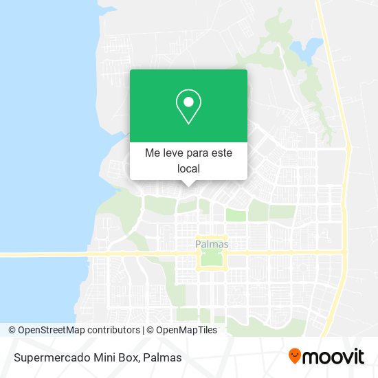 Supermercado Mini Box mapa