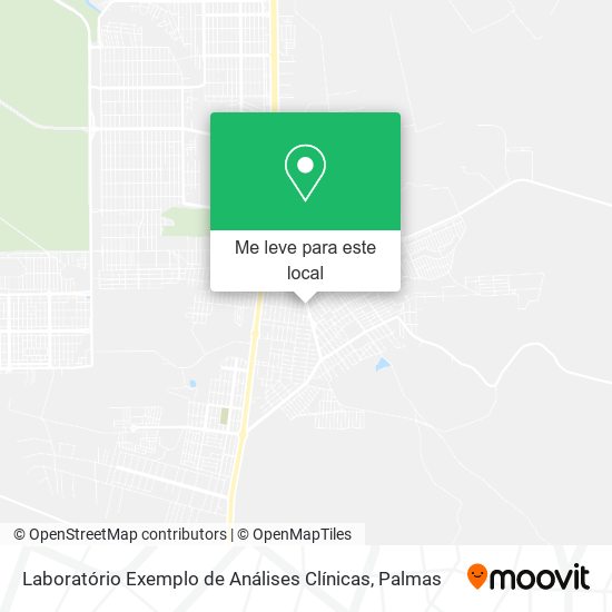 Laboratório Exemplo de Análises Clínicas mapa
