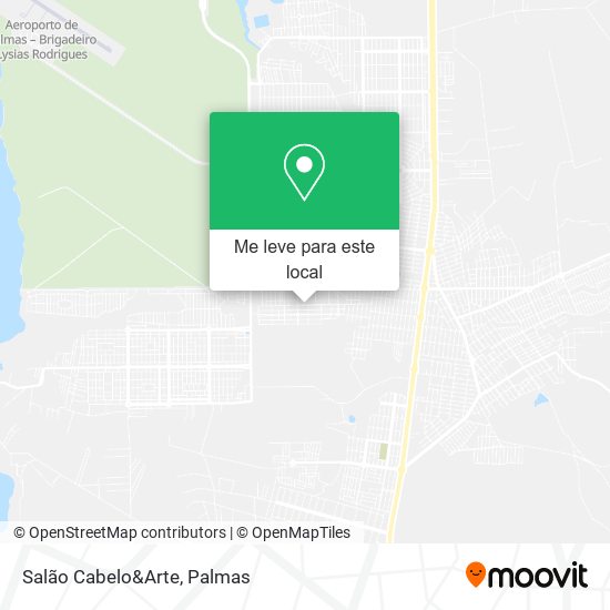 Salão Cabelo&Arte mapa