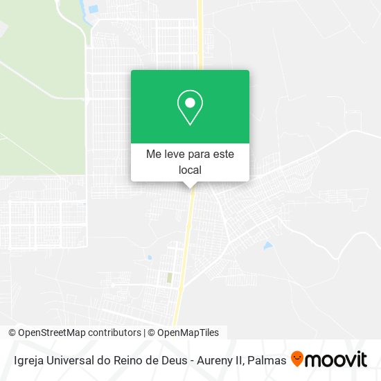 Igreja Universal do Reino de Deus - Aureny II mapa