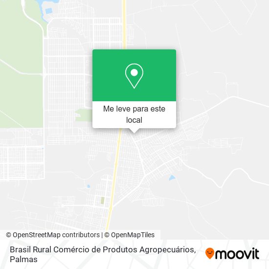 Brasil Rural Comércio de Produtos Agropecuários mapa