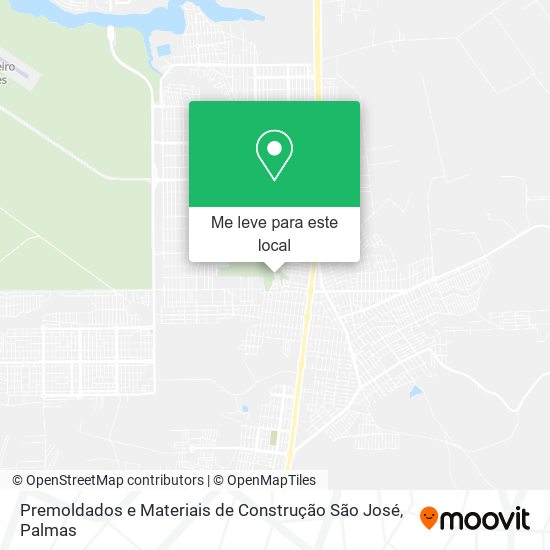 Premoldados e Materiais de Construção São José mapa