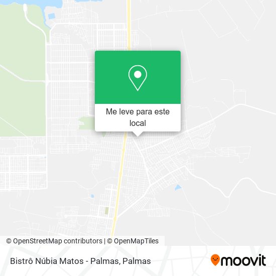 Bistrô Núbia Matos - Palmas mapa
