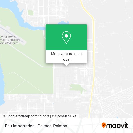 Peu Importados - Palmas mapa