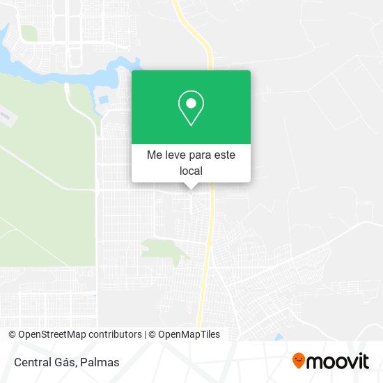 Central Gás mapa