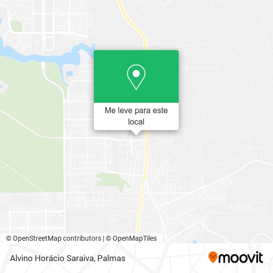 Alvino Horácio Saraiva mapa