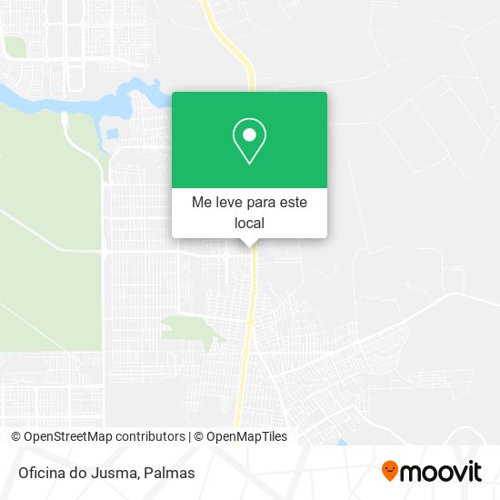 Oficina do Jusma mapa