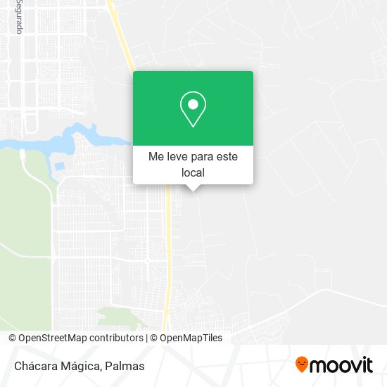 Chácara Mágica mapa
