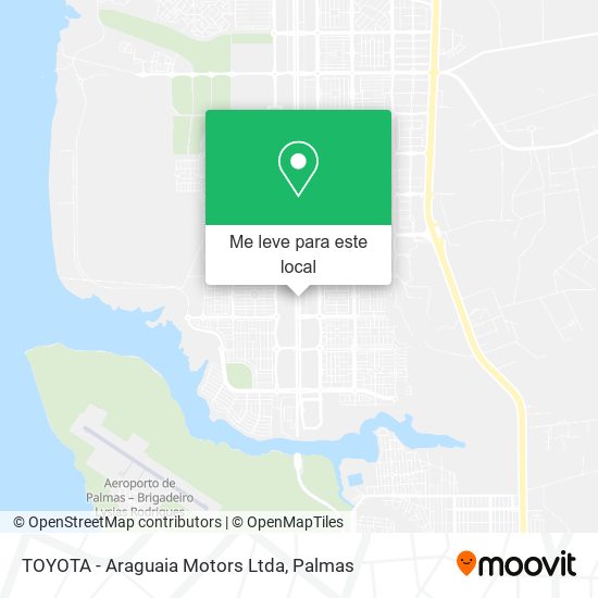 TOYOTA - Araguaia Motors Ltda mapa