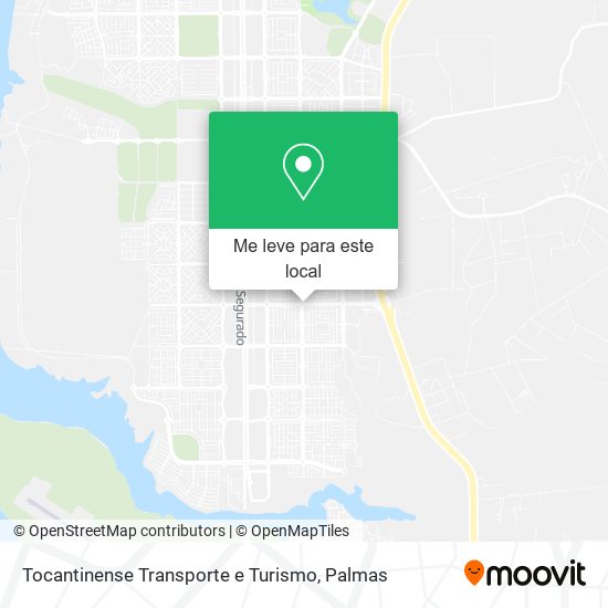 Tocantinense Transporte e Turismo mapa