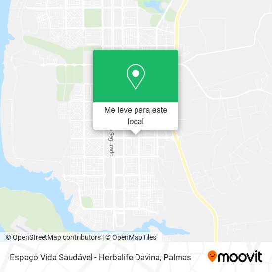 Espaço Vida Saudável - Herbalife Davina mapa