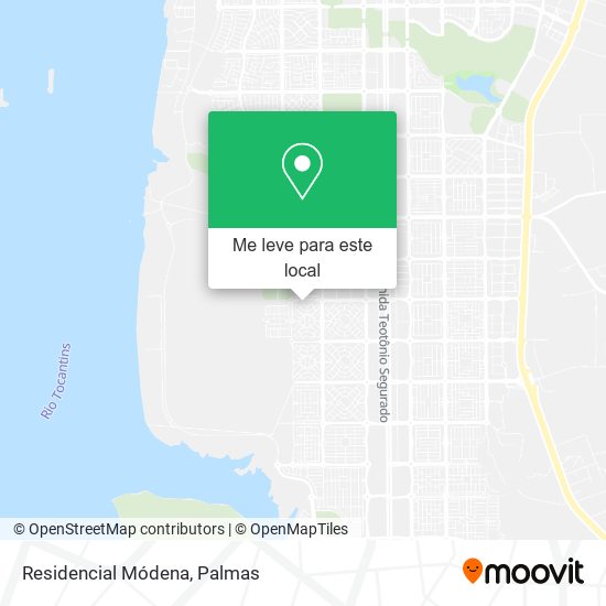 Residencial Módena mapa