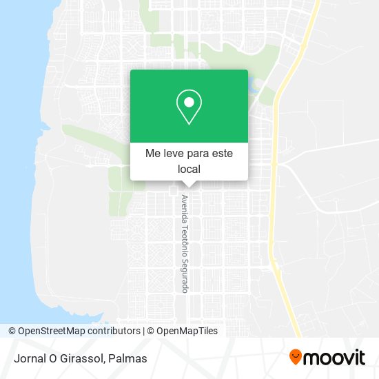 Jornal O Girassol mapa