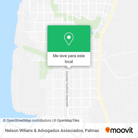 Nelson Wilians & Advogados Associados mapa