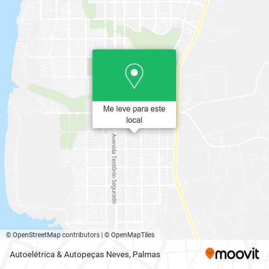 Autoelétrica & Autopeças Neves mapa