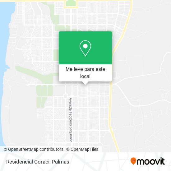 Residencial Coraci mapa