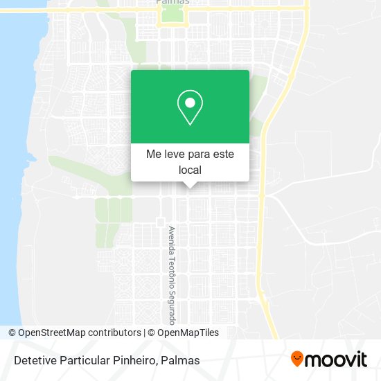 Detetive Particular Pinheiro mapa