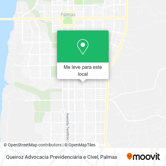 Queiroz Advocacia Previdenciária e Cível mapa