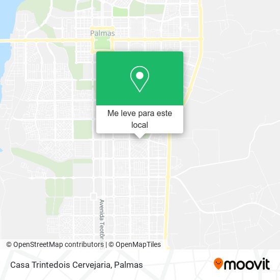 Casa Trintedois Cervejaria mapa