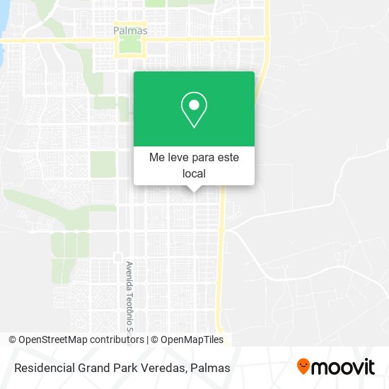 Residencial Grand Park Veredas mapa