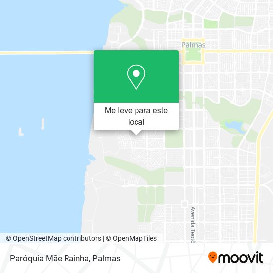 Paróquia Mãe Rainha mapa