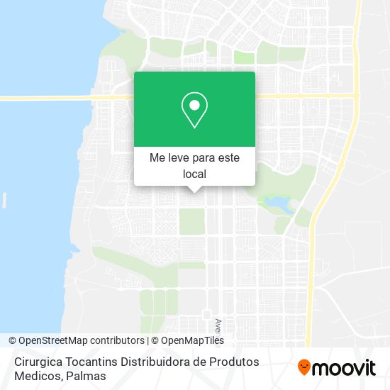 Cirurgica Tocantins Distribuidora de Produtos Medicos mapa