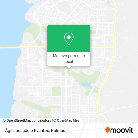 Ágil Locação e Eventos mapa