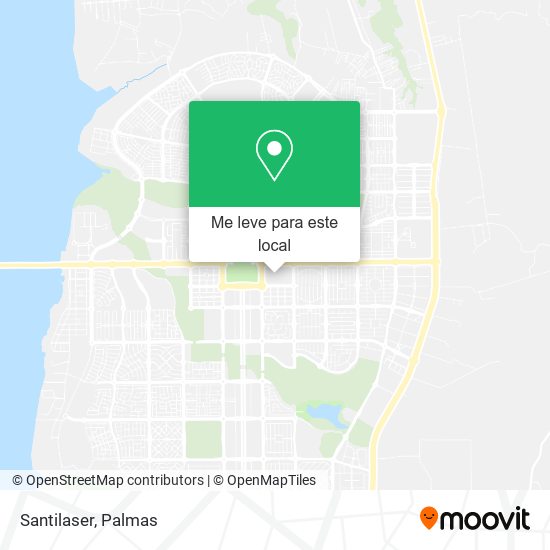Santilaser mapa