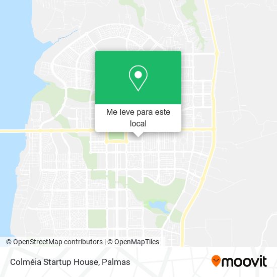 Colméia Startup House mapa