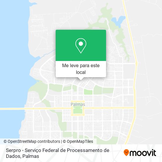 Serpro - Serviço Federal de Processamento de Dados mapa