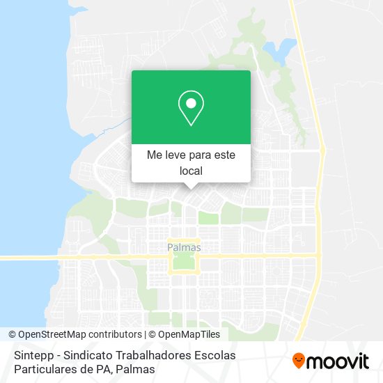 Sintepp - Sindicato Trabalhadores Escolas Particulares de PA mapa