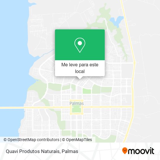 Quavi Produtos Naturais mapa