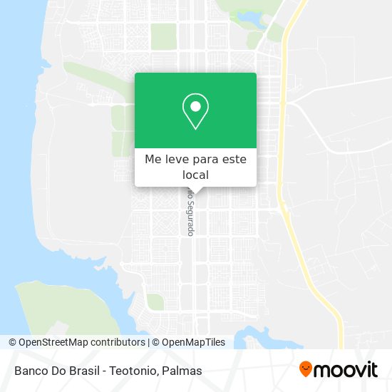 Banco Do Brasil - Teotonio mapa