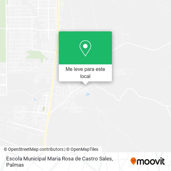 Escola Municipal Maria Rosa de Castro Sales mapa