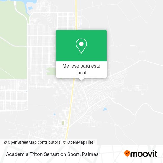 Academia Triton Sensation Sport mapa