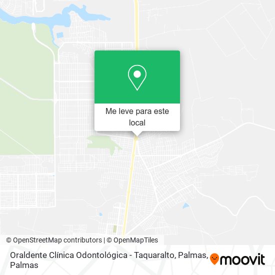 Oraldente Clínica Odontológica - Taquaralto, Palmas mapa