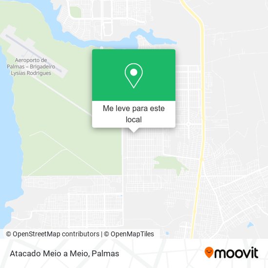 Atacado Meio a Meio mapa