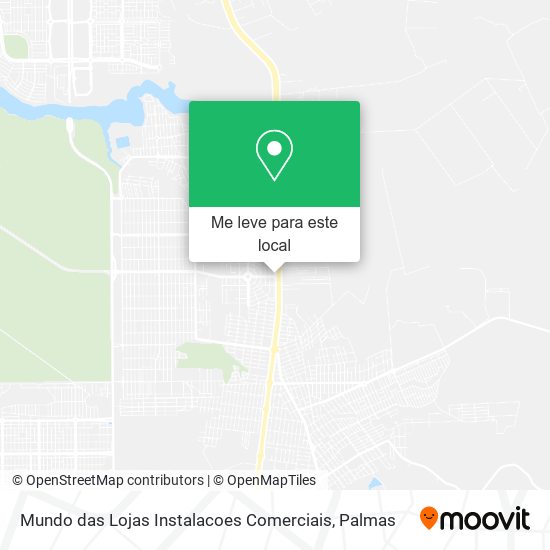 Mundo das Lojas Instalacoes Comerciais mapa