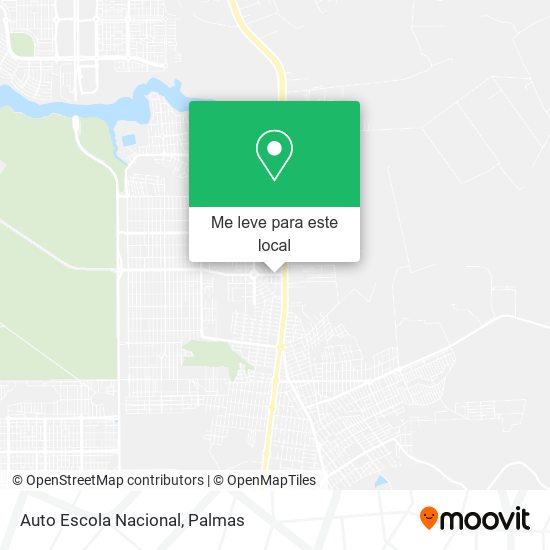 Auto Escola Nacional mapa