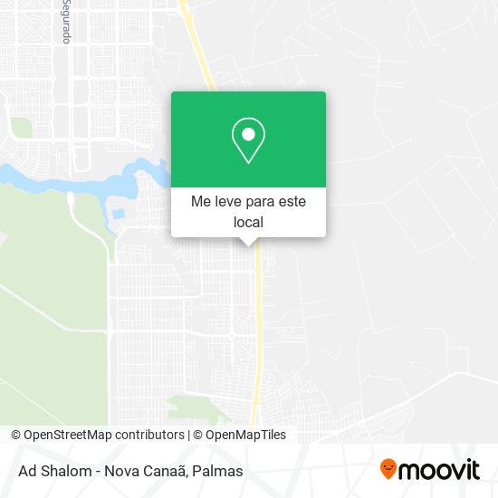 Ad Shalom - Nova Canaã mapa