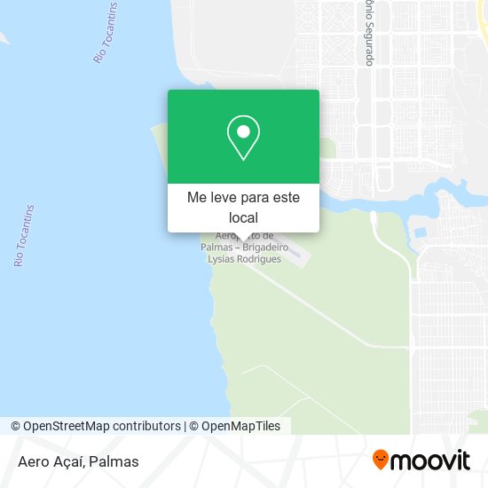 Aero Açaí mapa