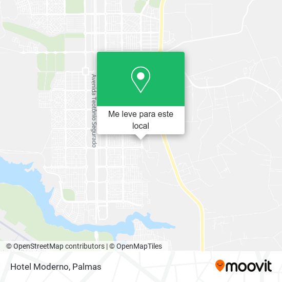 Hotel Moderno mapa