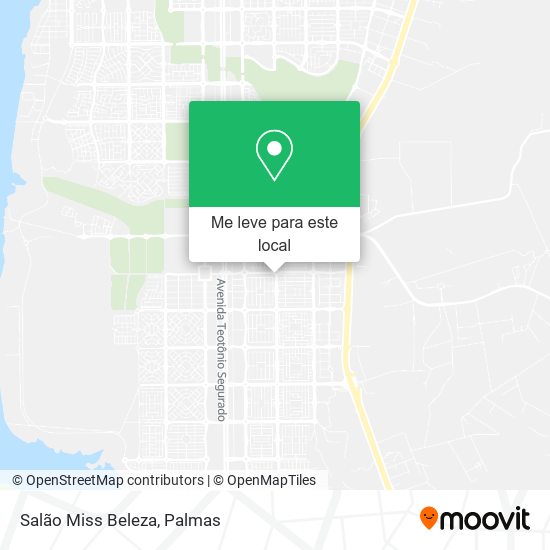 Salão Miss Beleza mapa