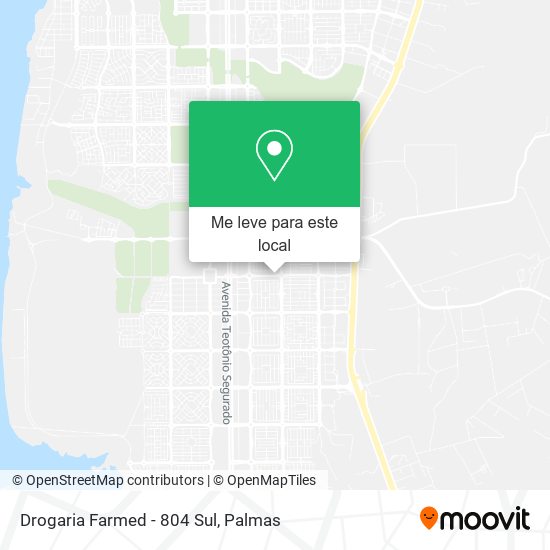Drogaria Farmed - 804 Sul mapa