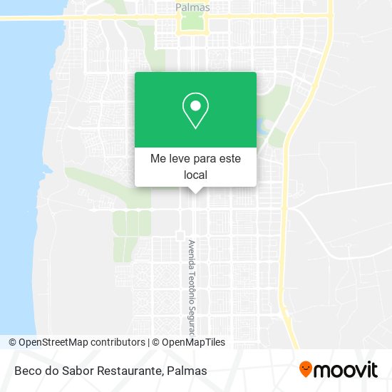 Beco do Sabor Restaurante mapa