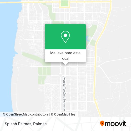 Splash Palmas mapa