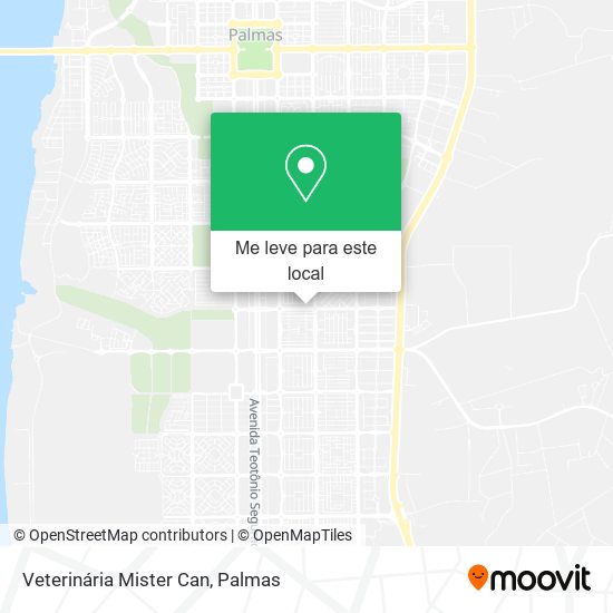 Veterinária Mister Can mapa