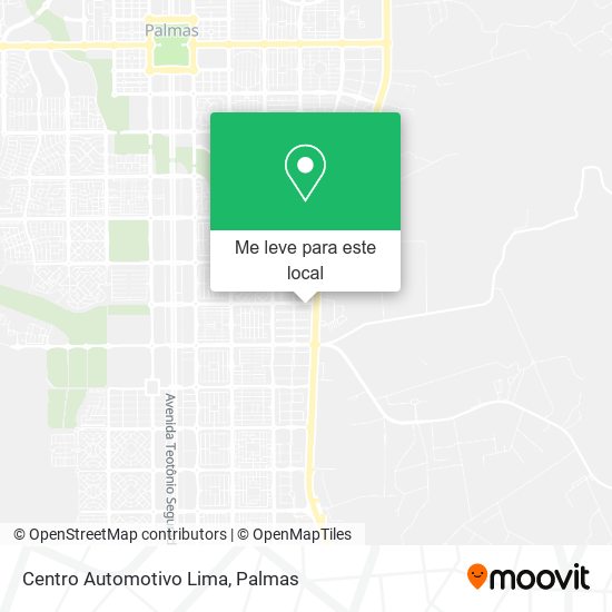 Centro Automotivo Lima mapa