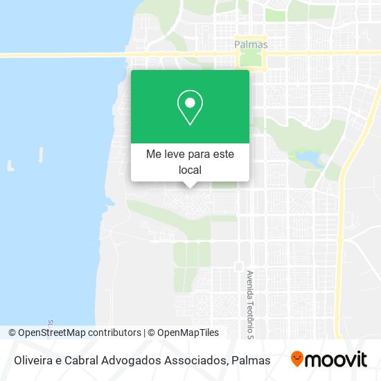 Oliveira e Cabral Advogados Associados mapa