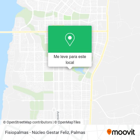 Fisiopalmas - Núcleo Gestar Feliz mapa